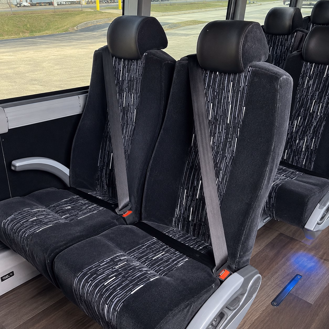 yonkers charter bus interior