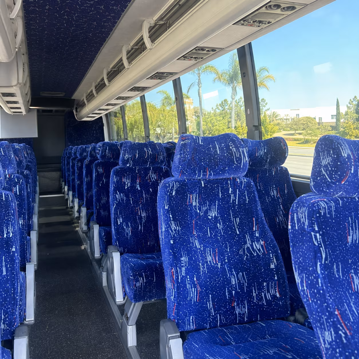 yonkers charter bus services interior